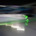 Measuring system using laser beams and helium bubbles helps top skaters go for gold