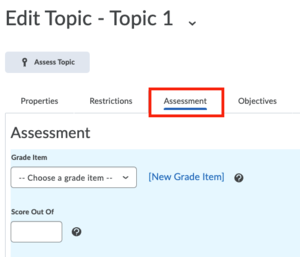 you can configurate how and where the grade is calculated under the "assessment" tab