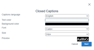 Closed captioning overview